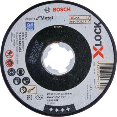 Bosch Accessories Bosch Power Tools 2608619252 Doorslijpschijf recht 115 mm 1 stuk(s) Metaal