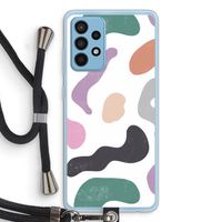 Memphis Shapes: Samsung Galaxy A52 Transparant Hoesje met koord