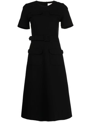 JANE robe Normandie mi-longue - Noir