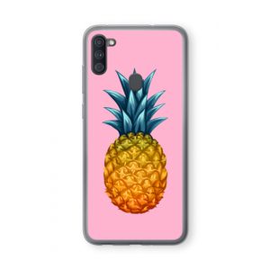Grote ananas: Samsung Galaxy A11 Transparant Hoesje