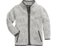 Playshoes fleece jasje grijs Maat - thumbnail
