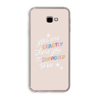 Right Place: Samsung Galaxy J4 Plus Transparant Hoesje