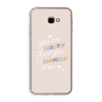 Right Place: Samsung Galaxy J4 Plus Transparant Hoesje