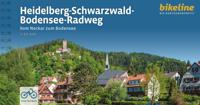 Wandelgids Bikeline Heidelberg-Schwarzwald-Bodensee-Radweg | Esterbauer - thumbnail