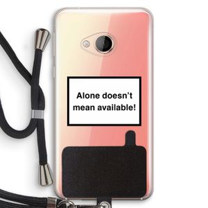 Alone: HTC U Play Transparant Hoesje met koord