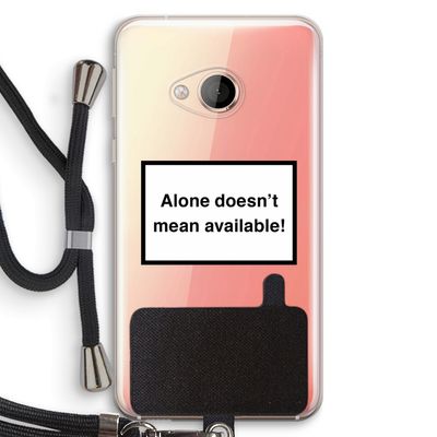 Alone: HTC U Play Transparant Hoesje met koord