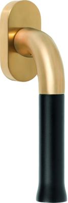 Formani Edward van Vliet NOUR EV101-DK-O draaikiepgarnituur niet afsluitbaar - PVD mat goud/mat zwart