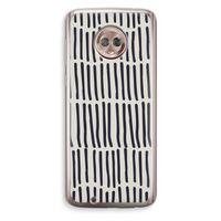 Moroccan stripes: Motorola Moto G6 Transparant Hoesje