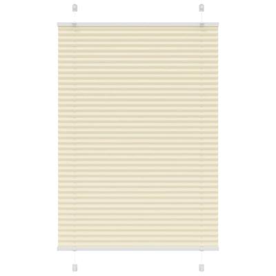 Pliss rolgordijn 100x100 cm stofbreedte 99,4cm polyester crme