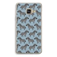 Zebra: Samsung A3 (2017) Transparant Hoesje Zebra: Samsung A3 (2017) Transparant Hoesje