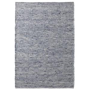 Tapeso Wollen vloerkleed - Bokn blauw - 160x230 cm