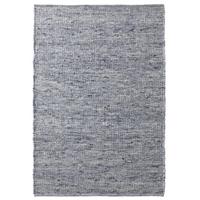 Tapeso Wollen vloerkleed - Bokn blauw - 160x230 cm