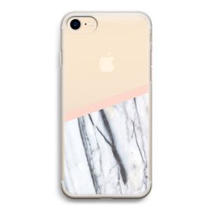 A touch of peach: iPhone 7 Transparant Hoesje