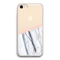 A touch of peach: iPhone 7 Transparant Hoesje