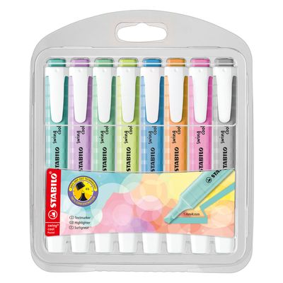 Stabilo swing cool pastel markeerstiften, 8st.