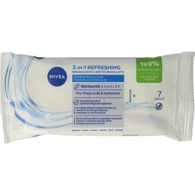 Nivea 3-in-1 Verfrissende doekjes mini
