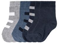 lupilu 7 paar peuters sokken (27/30, Grijs/blauw/marineblauw)