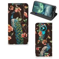Nokia 3.4 | Hoesje maken | Pauw met Bloemen Nokia 3.4 | Hoesje maken | Pauw met Bloemen