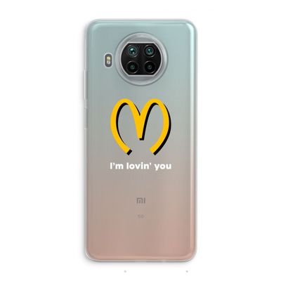I'm lovin' you: Xiaomi Mi 10T Lite 5G Transparant Hoesje
