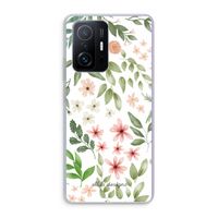Botanical sweet flower heaven: Xiaomi 11T Pro Transparant Hoesje
