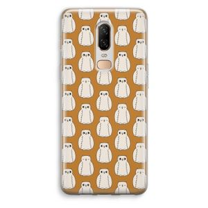 Uilen: OnePlus 6 Transparant Hoesje