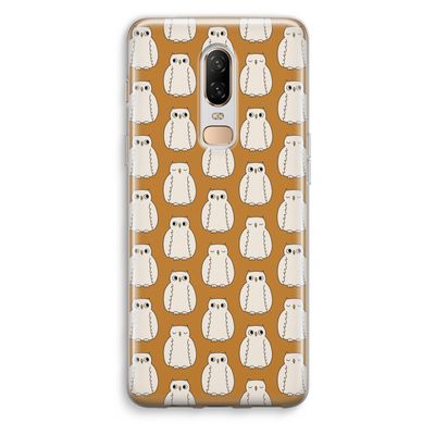 Uilen: OnePlus 6 Transparant Hoesje