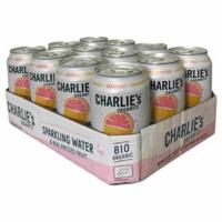 Charlie's Soda Fountain Charlie's - Natural Soa Sparkling Water Orange & Mandarijn 330ml 12 Blikjes