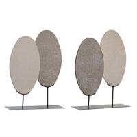 Decoratieve figuren DKD Home Decor Beige Lichtbruin Modern 27 x 8 x 35,5 cm (2 Stuks)