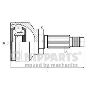 Nipparts Homokineet rep.set J2824002