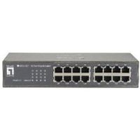 LevelOne GEU-1621 netwerk-switch Gigabit Ethernet (10/100/1000) Grijs - thumbnail