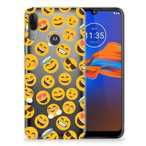 Motorola Moto E6 Plus TPU bumper Emoji