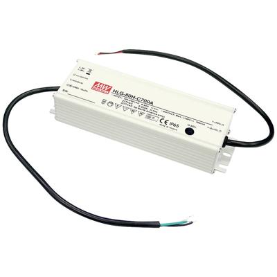 MW Mean Well LED-transformator 89.95 W 350 mA 167 - 257 V Dimbaar 1 stuk(s)