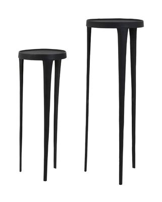 Light & Living Zuil 'Tobias' Set van 2 stuks, kleur Zwart