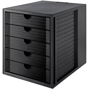 HAN SYSTEMBOX KARMA 14508-13 Ladebox Zwart DIN A4, DIN C4 Aantal lades: 5