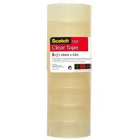 Plakband scotch 508 19mmx33m transparant