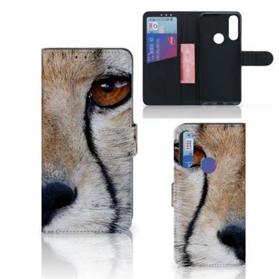 Alcatel 1S 2020 | Telefoonhoesje | Met pasjeshouder | Cheetah