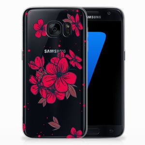 Samsung Galaxy S7 TPU Case Blossom Red