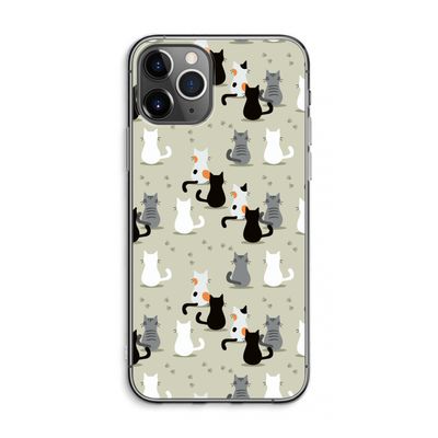 Katten: iPhone 11 Pro Max Transparant Hoesje