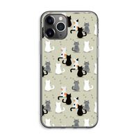 Katten: iPhone 11 Pro Max Transparant Hoesje