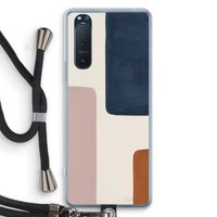 Geo #5: Sony Xperia 5 II Transparant Hoesje met koord