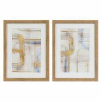 Schilderij DKD Home Decor Abstract (30 x 3 x 40 cm) (2 Stuks)