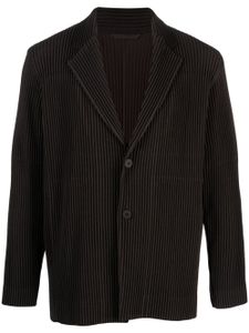 Homme Plissé Issey Miyake blazer Kersey à plis - Vert