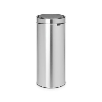 Brabantia touch bin afvalemmer 30 liter matt steel
