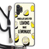 Lemonade: Samsung Galaxy A32 5G Transparant Hoesje met koord