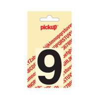 Deco cijfer 9 helvetica zwart 60 mm Pickup - Pickup