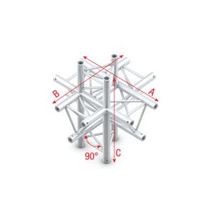 Milos Milos Pro-30 Triangle P Truss - Cross up/down 6-way - 71 cm