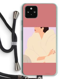 Cosy: Pixel 5a 5G Transparant Hoesje met koord