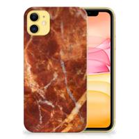 Apple iPhone 11 | TPU | Siliconen hoesje | Marmer Bruin