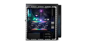Acer Predator Orion 7000 655 I7K1436GLS Intel® Core™ i7 i7-14700F 32 GB DDR5-SDRAM 1 TB SSD NVIDIA GeForce RTX 4080 SUPER Windows 11 Home Tower PC Zwart, Transparant