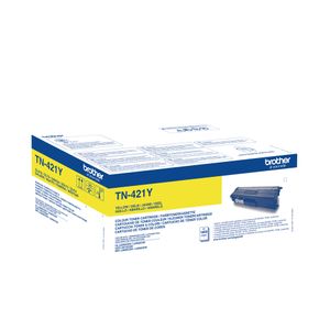 Brother TN-421Y tonercartridge Origineel Geel 1 stuk(s)